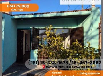 Casa de 4 ambientes, Luján de Cuyo · Vendo Casa de Tres Dorm. C/ Cochera Usd 75.000 B° Los Olivos de Carrodilla