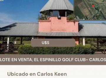 Terreno · 2000m² · Excelente Lote En, Lujan, El Espinillo Golf. Buenos Aires