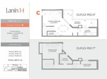 Departamento · 68m² · 3 Ambientes · Departamento 1 Dorm en Venta Nueva Cordoba