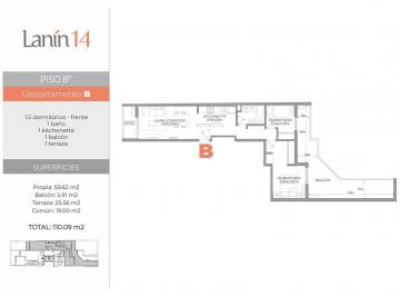 Departamento · 59m² · 3 Ambientes · Departamento 1 Dorm en Venta Nueva Cordoba