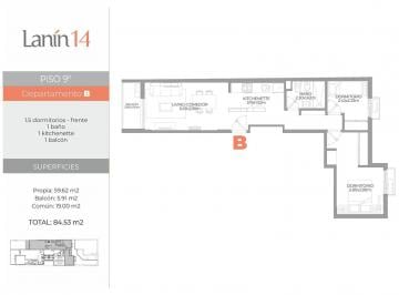 Departamento · 59m² · 3 Ambientes · Departamento 1 Dorm en Venta Nueva Cordoba