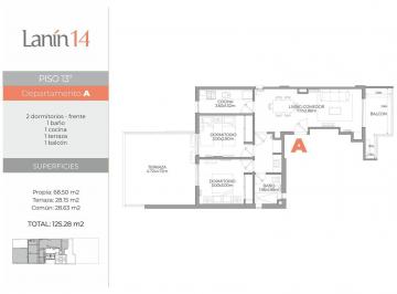 Departamento · 68m² · 3 Ambientes · Departamento 1 Dorm en Venta Nueva Cordoba