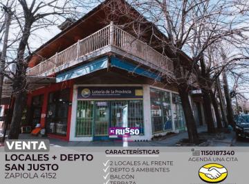 RUS-RUS-10601_2 · Venta 2 Locales y Departamento 5 Ambientes San Justo