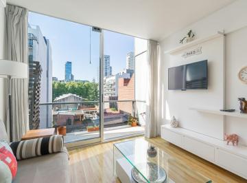 Balcon vista · Venta Depto Duplex, 2 Amb, con Amenities, Palermo Hollywood