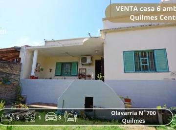 Casa de 6 ambientes, Quilmes · Venta/permuta Casa 6 Amb Quilmes Centro - Lote 500 m²