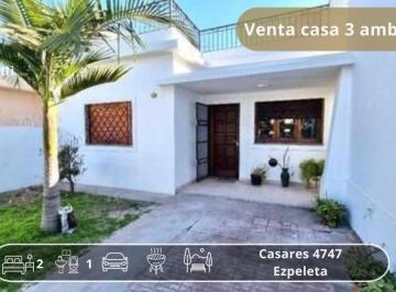 Casa de 3 ambientes, Quilmes · Venta Casa 3 Amb Parque Cochera en Ezpeleta