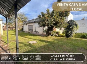 Casa de 3 ambientes, Quilmes · Venta de Casa con Local Sobre Dos Lotes Villa La Florida, Quilmes