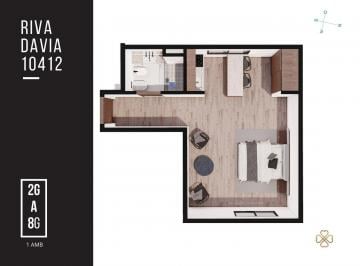Departamento · 31ha · 1 Ambiente · Monoambiente a Financiar // Emprendimiento Villa Luro Piso 8 Dto. G