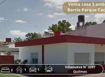 Casa de 3 ambientes, Quilmes · Venta Casa 3 Amb Quilmes Oeste Apta Crédito