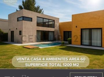 Casa · 200m² · 5 Ambientes · 2 Cocheras · Venta Casa 4 Ambientes en Barrio Privado Area 60