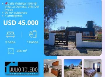 Casa · 96m² · 4 Ambientes · 1 Cochera · V° del Prado: Apto Credito Iaf/ Bco Nacion Vendo Hermosa Casa de 2 Dorm.