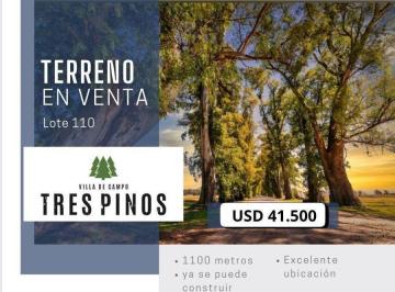 Terreno · 1100m² · Imperdible Lote en Tres Pinos