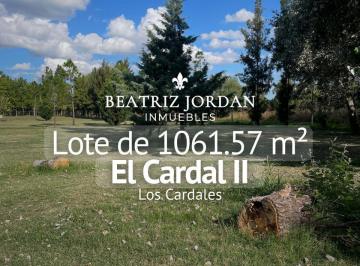 Terreno · 1061m² · Terreno en Venta, Barrio Cerrado El Cardal II, Los Cardales