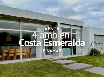 Casa · 140m² · 4 Ambientes · 2 Cocheras · Casa 4 Ambientes en Venta, Barrio Privado Costa Esmeralda, Pinamar