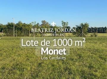 Terreno · 1000m² · Terreno en Venta, Barrio Privado Monet, Los Cardales