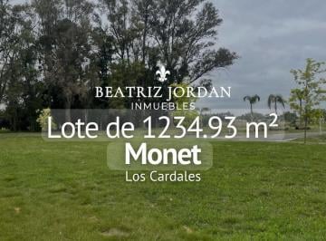 Terreno · 1234m² · Terreno en Venta, Barrio Privado Monet, Los Cardales