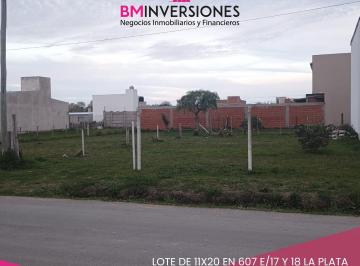 Terreno , La Plata · Venta Lote de 11x20 Calle 607 E/17 y 18