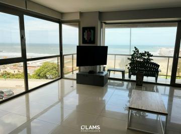 Departamento · 110m² · 3 Ambientes · 1 Cochera · Departamento de 3 Ambientes - Edificio Sea View - Alquiler Temporal - Playa Grande - Temp 2025/2026