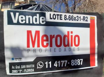 Terreno , Vicente López · Terreno de 268 m² en Venta en Florida