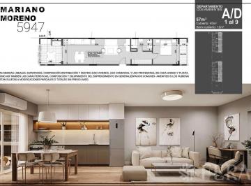 Departamento · 45m² · 2 Ambientes · Venta Departamento 2 Ambientes con Balcón y Terraza en Wilde