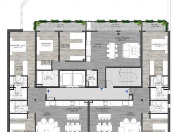 Departamento · 75m² · 3 Ambientes · Fideicomiso España - Departamentos 2 Dormitorio
