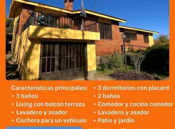 Casa · 130m² · 3 Dormitorios · 2 Cocheras · Venta – Casa en Barrio Manantiales. Villa Carlos Paz✨ con Vista