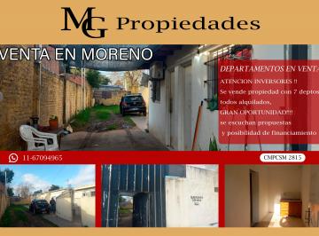 Departamento de 7 ambientes, Moreno · Sargento Romero 6055