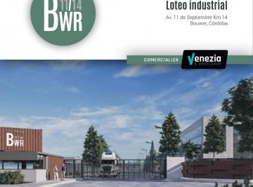 Terreno , Bouwer · Loteo Industrial - Camino 60 Cuadras - 10 Min. de Circunv. Lotes Desde 2.400 m - Escritura