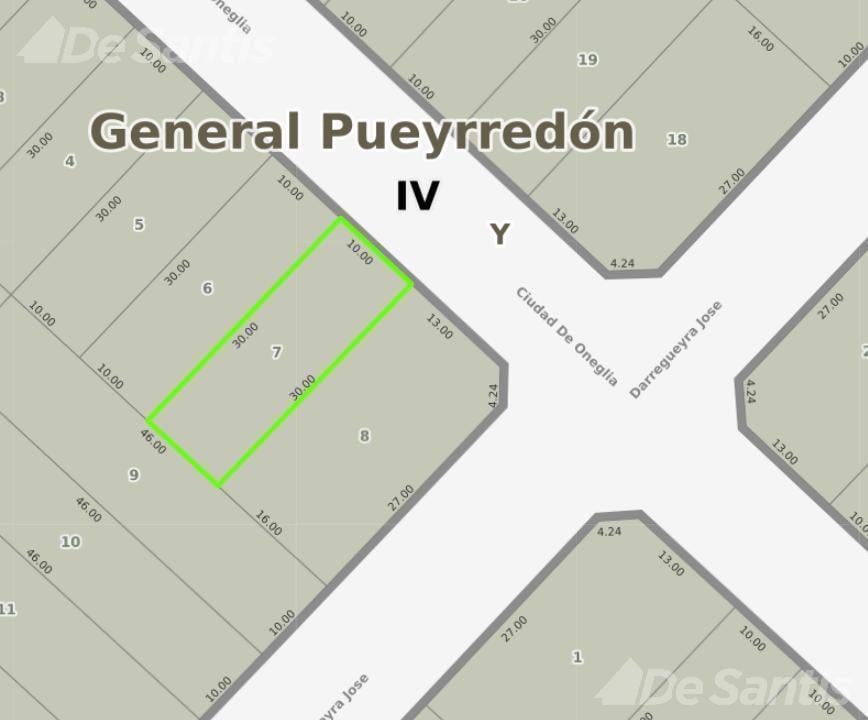 Lote en el barrio Faro Norte, a metros del Bosque Peralta Ramos, con medidas de 10 metros de frente por 30 metros de fondo, alcanzando una superficie total de 300 m².