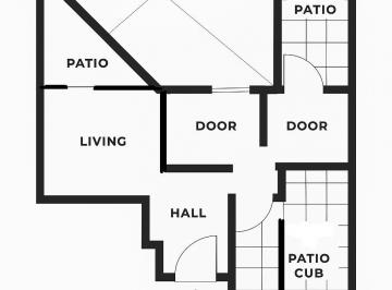 Departamento de 3 ambientes, La Paternal · Departamento Sobre Av San Martín 3 Ambientes con Living, Comedor y Dos Patios