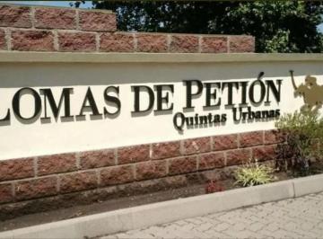 Terreno · 1586m² · Oportunidad de Lote en Lomas de Petión, Barrio Cerrado en Alejandro Petión, Cañuelas.