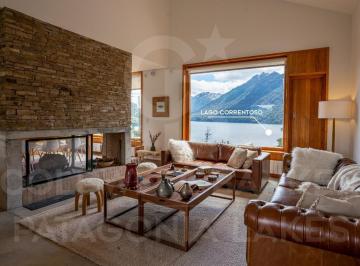 Casa · 230m² · 6 Ambientes · 1 Cochera · Alquiler Turístico - Casa Categoria Impresionante Vista Al Lago en Barrio Cerrado Villa La Angostura