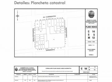 Terreno · 2000m² · Venta Terreno en La Calle Sarmiento Entre R. Peña y Montevideo. Anteproyecto.