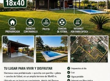 Casa de 4 ambientes, Puerto Tirol · Vendo Casa + Quincho + Pileta | Puerto Tirol | Lista Para Escriturar