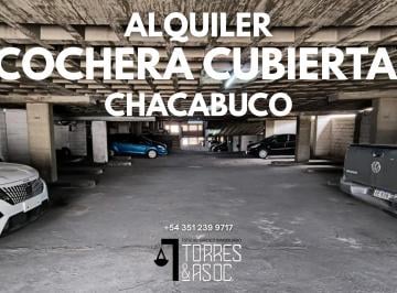 Garage , Córdoba · Cochera en Alquiler Centro de Córdoba - Chacabuco 150