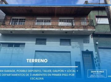 Terreno · 274m² · 6 Ambientes · PH en Wilde, Terreno en Wilde, Terreno en Zona Sur, Gran Lote en Wilde