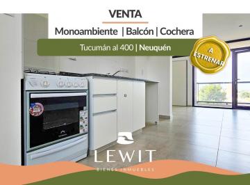 Departamento · 40m² · 1 Ambiente · 1 Cochera · Venta Monoambiente a Estrenar | Balcón | cochera | Zona Centro Neuquén | Posesión Inmediata