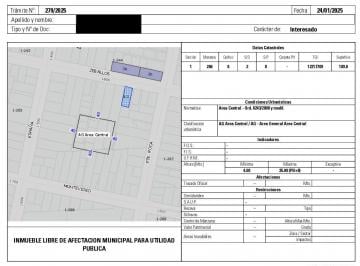 Terreno · 312m² · Zeballos Al 1600 (Lote Para Constructoras de 312 M&sup2;)