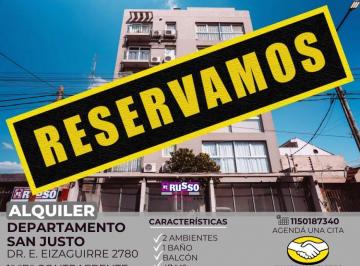 RUS-RUS-10645_2 · Alquiler Departamento 2 Ambientes San Justo