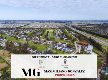 Terreno · 1008m² · Lote Venta Saint Thomas Este