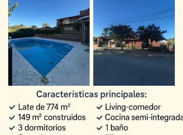 Casa · 149m² · 3 Dormitorios · 2 Cocheras · 🏡 en Venta – Casa en Villa Carlos Paz (Zona Centro) Gran Vista