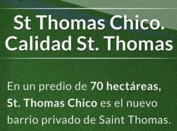 Terreno · Terreno en Venta en St Thomas Chico