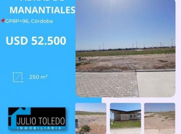 Terreno · 250m² · Abras de Manantiales: Vendo Lote de 250 m² con Posesion Ya Entregada