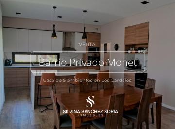 Casa · 167m² · 5 Ambientes · 2 Cocheras · Casa 5 Ambientes, Barrio Privado Monet Los Cardales