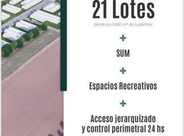 Terreno · 2500m² · Loteo Industrial con Facil Acceso a Circunvalacion