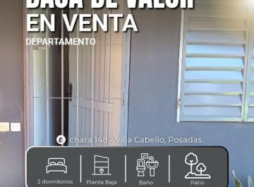 Departamento · 50m² · 3 Ambientes · 1 Cochera · Departamento en Villa Cabello