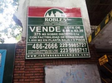Terreno · 375m² · Lote en Microcentro de La Ciudad.