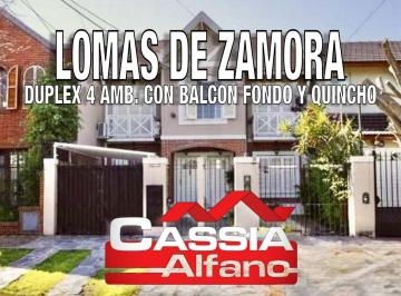 PH · 130m² · 4 Ambientes · 1 Cochera · Duplex 4 Ambientes con Fondo y Quincho en Impecable Estado Oportunidad