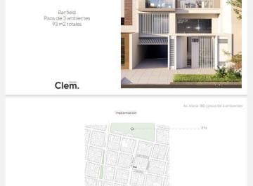 Departamento · 92m² · 3 Ambientes · 1 Cochera · Departamento en Banfield Este