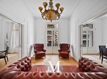 Departamento · 180m² · 7 Ambientes · Departamento Oficina Refaccionado Estilo Frances con Mucha Luz y Balcon en Retiro Av Libertador